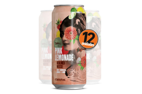 12-pack Dádiva Pink Lemonade 473ml